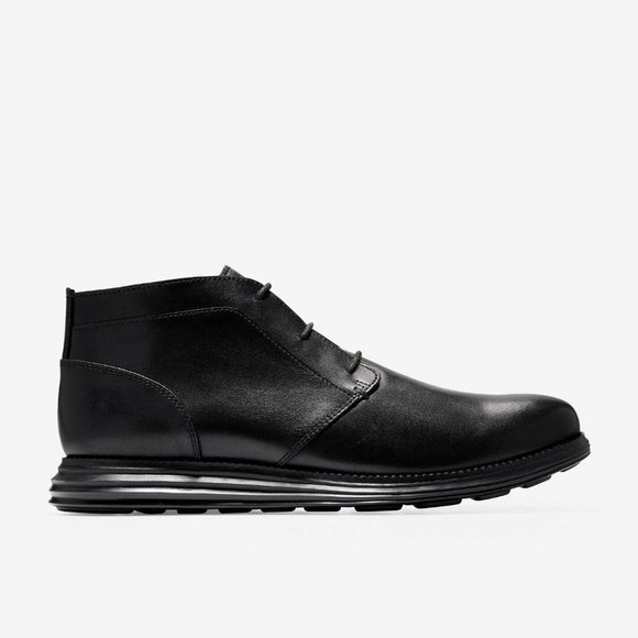 Cole Haan Original Grand Chukka Black Leather C28212 8.5 M - Picture 1 of 10
